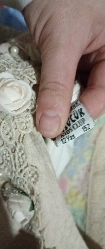 12-13 Yaş Beden Kız çocuk elbise