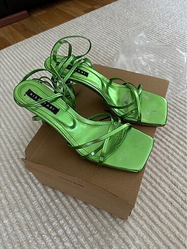 Nişantaşı shoes spark yeşili ayakkabı