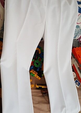 44 Beden Beyaz Pantolon