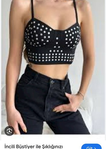 Siyah Deri Goth Mini Bustiyer - Görsel 7