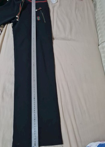 Fermuarlı Nakış Detaylı Siyah Kadın Eşofman - Görsel 6