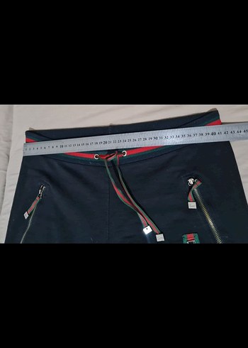 Fermuarlı Nakış Detaylı Siyah Kadın Eşofman - Görsel 4