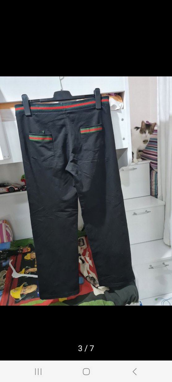 Fermuarlı Nakış Detaylı Siyah Kadın Eşofman - Görsel 2