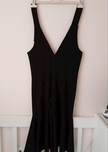 Kadın Siyah Geniş Paça Tulum - Görsel 3