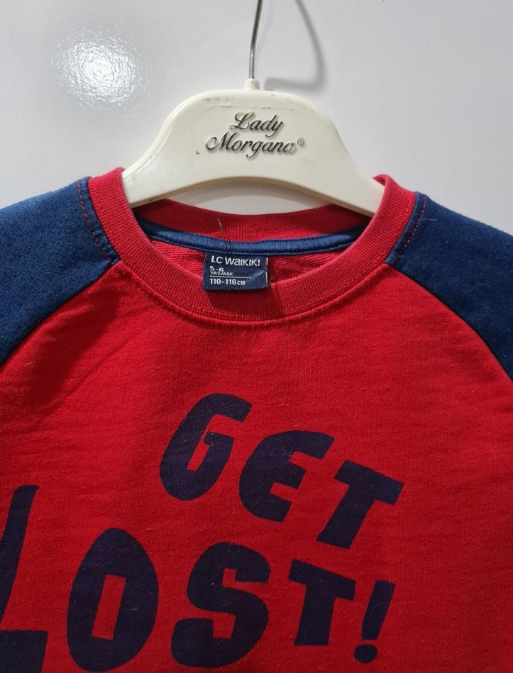 Erkek Çocuk Renkli Baskılı Sweatshirt - Görsel 4