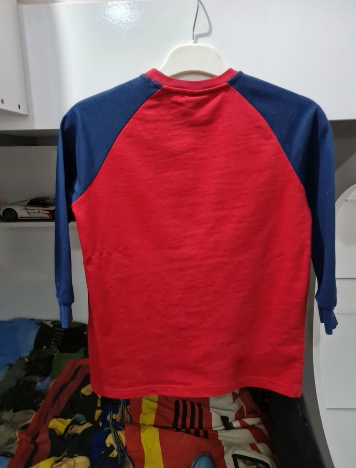 Erkek Çocuk Renkli Baskılı Sweatshirt - Görsel 3