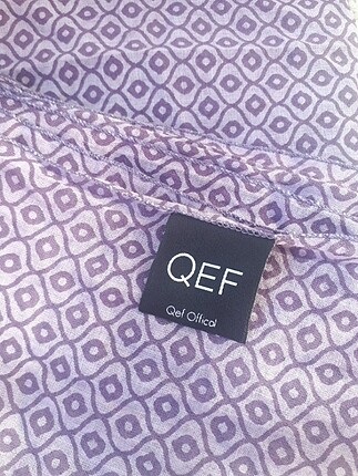 Qef Official Kokulu Desenli Şal