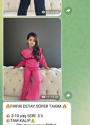 Kız çocuk takim