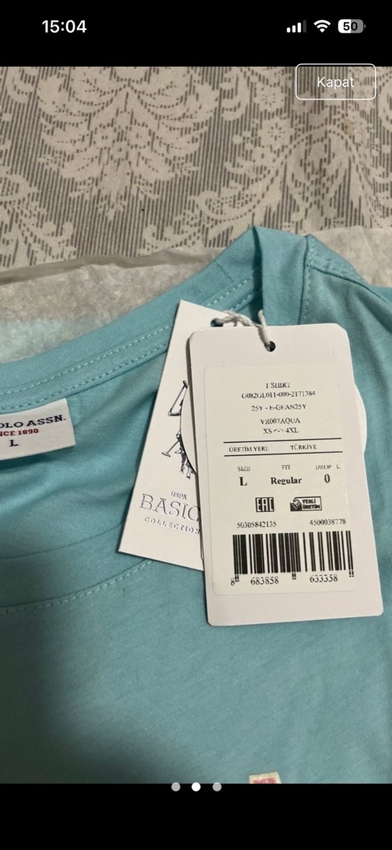 Uspa kadın Rahat Kesim Tişört - Görsel 2