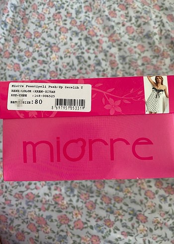 Miorre Puantiyeli İnce Askılı Mini Gecelik - Görsel 4