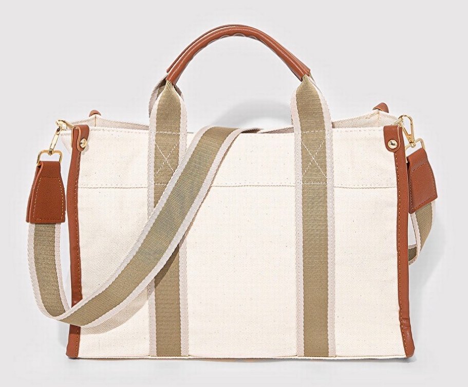 Mavi Bej Kadın El Çantası yeni etiketli sıfır ürün - Görsel 2