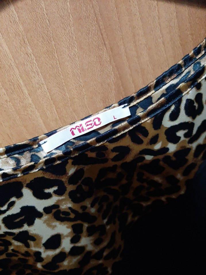 Leopar Desenli Gece elbisesi - Görsel 3