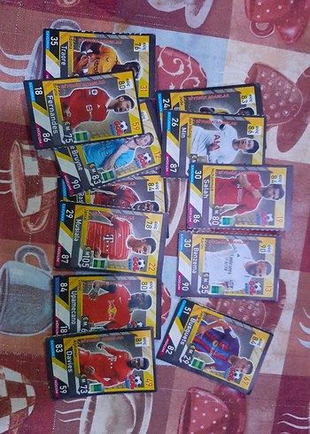 Renkli Futbol Temalı Oyun Kartları - Görsel 13