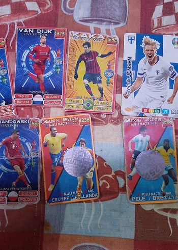 Renkli Futbol Temalı Oyun Kartları - Görsel 20