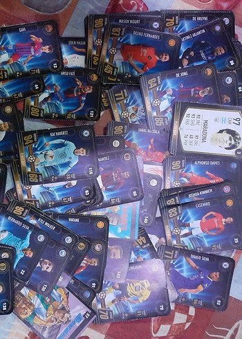 Renkli Futbol Temalı Oyun Kartları - Görsel 5