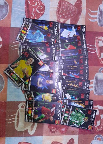 Renkli Futbol Temalı Oyun Kartları - Görsel 16