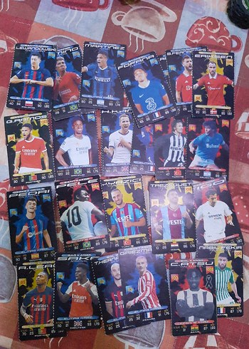 Renkli Futbol Temalı Oyun Kartları - Görsel 10