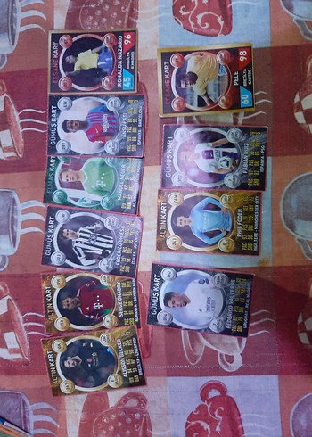 Renkli Futbol Temalı Oyun Kartları - Görsel 18