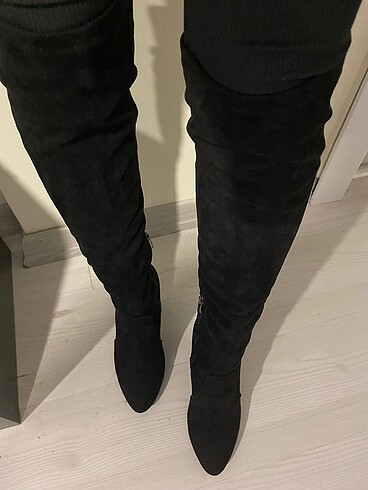 38 Beden siyah Renk Bambi Çorap Çizme