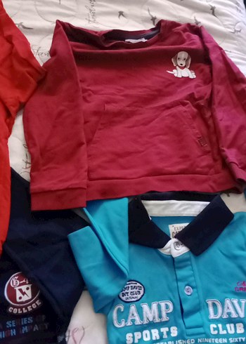 Diğer Kırmızı Baskılı Erkek Çocuk Sweatshirt