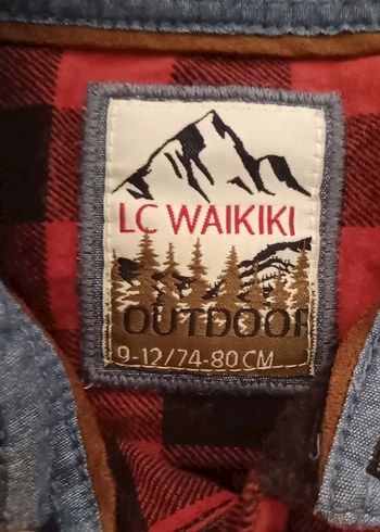 LC Waikiki Uzun Kollu Kırmızı Kareli Erkek Gömlek