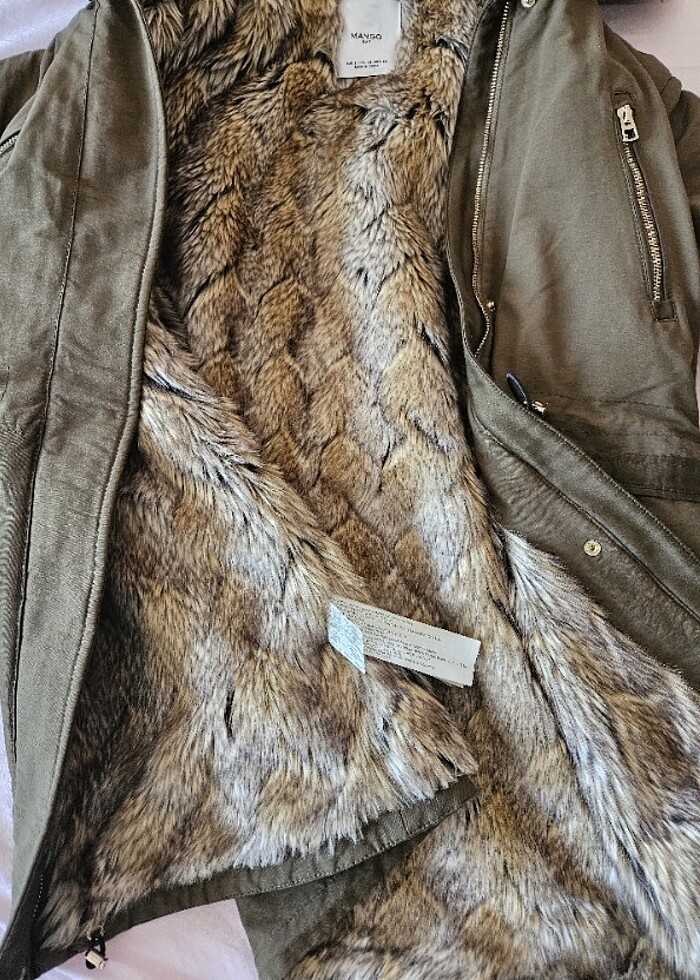 Mango haki parka - Görsel 4