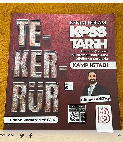 KPSS Tarih Kamp Kitabı