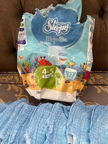 4+ Beden: 9-20 kg Beden Renk Sleepy mayo bez