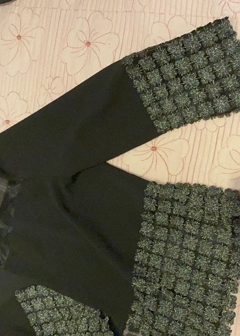 Uzun Kollu Siyah şık tamamlayıcı üst - Görsel 3