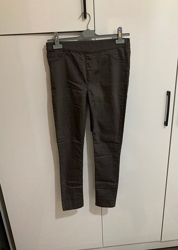Colleziıne Kadın gri Skinny Pantolon Elastik Bel