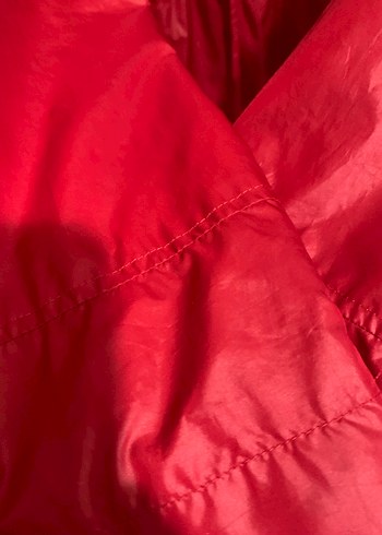 LCW Kadın Kırmızı Düğmeli Midi Yağmurluk - Görsel 5