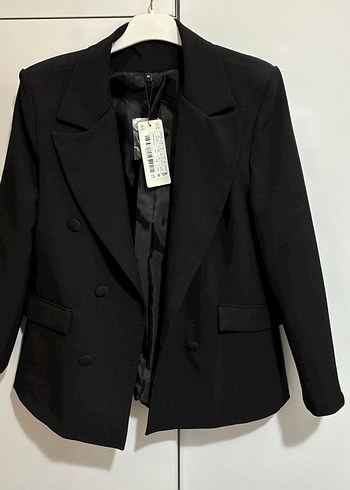 Trendyol milla Siyah Kadın Düğmeli ceket - Görsel 7