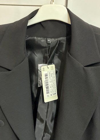 Trendyol milla Siyah Kadın Düğmeli ceket - Görsel 6