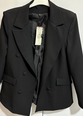 Trendyol milla Siyah Kadın Düğmeli ceket - Görsel 5