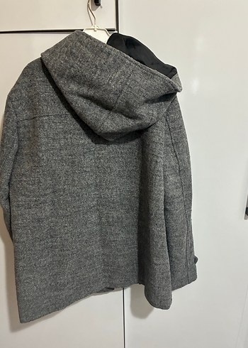 Koton Gri Düğmeli kadın Kaban - Görsel 3