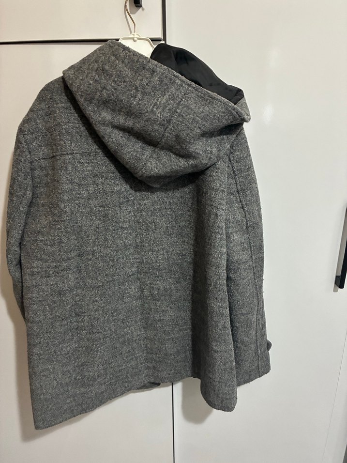 Koton Gri Düğmeli kadın Kaban - Görsel 3