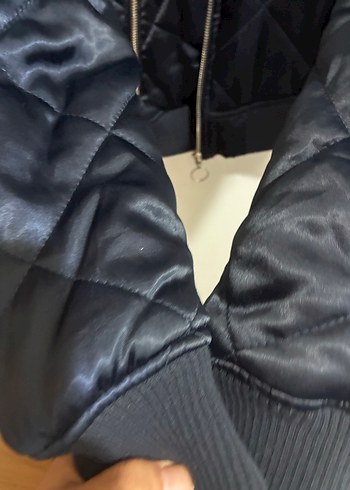 Kadın laci Fermuarlı Street Wear Mont - Görsel 3