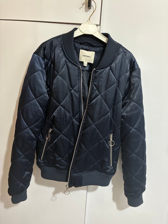 Kadın laci Fermuarlı Street Wear Mont - Görsel 2