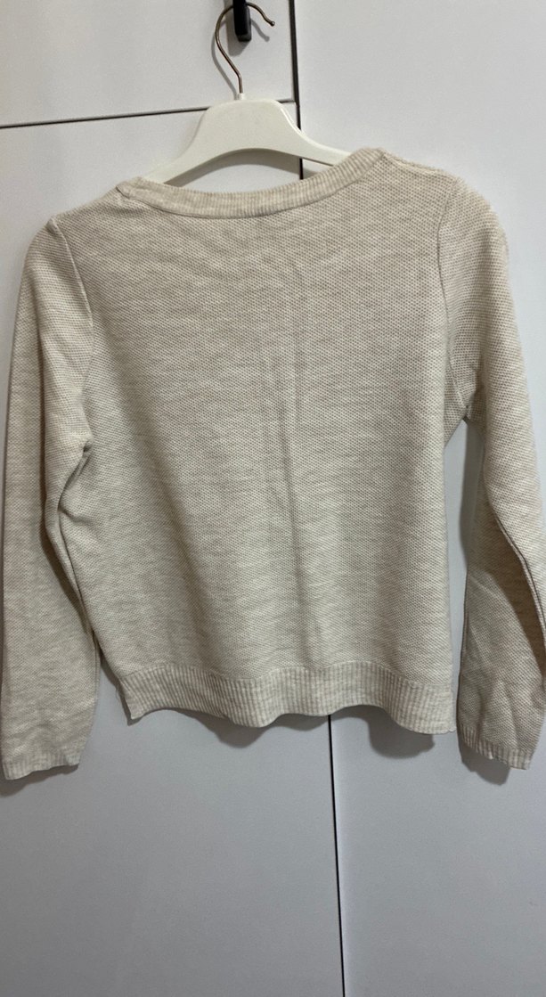 LCW Bej Kadın Triko Bisiklet Yaka Kazak - Görsel 5