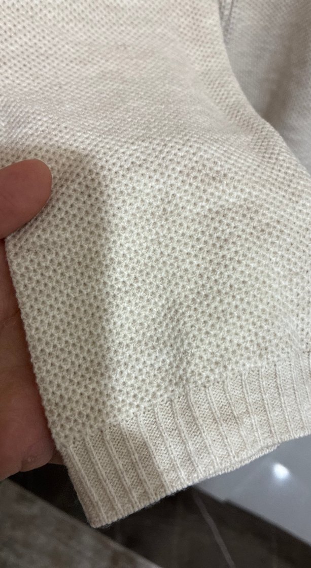 LCW Bej Kadın Triko Bisiklet Yaka Kazak - Görsel 3