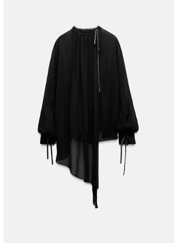 xs Beden siyah Renk ZARA BLUZ