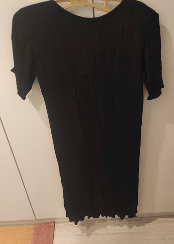 Bohem Nakışlı Siyah elbise - Görsel 4