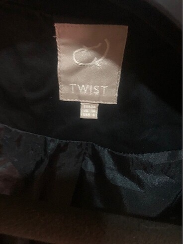 38 Beden lacivert Renk Twist trenç