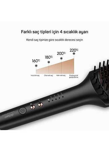 Beden Renk Saç Düzleştirici Tarak