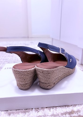 Mavi Denim Kadın Dolgu Topuk Sandalet - Görsel 5
