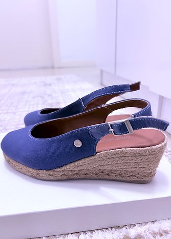 Mavi Denim Kadın Dolgu Topuk Sandalet - Görsel 3