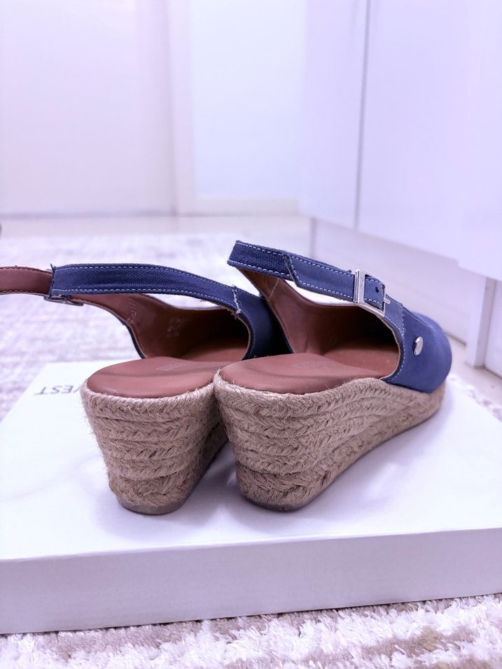 Mavi Denim Kadın Dolgu Topuk Sandalet - Görsel 5