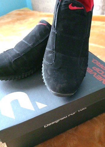 Siyah Erkek Spor Botu Velcro 44 numara - Görsel 6