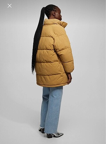 Pull and Bear Şişme kaban