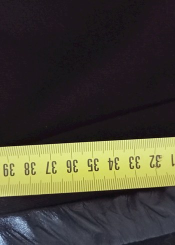 l Beden siyah Renk Kemer Detaylı Siyah Midi Kalem Etek